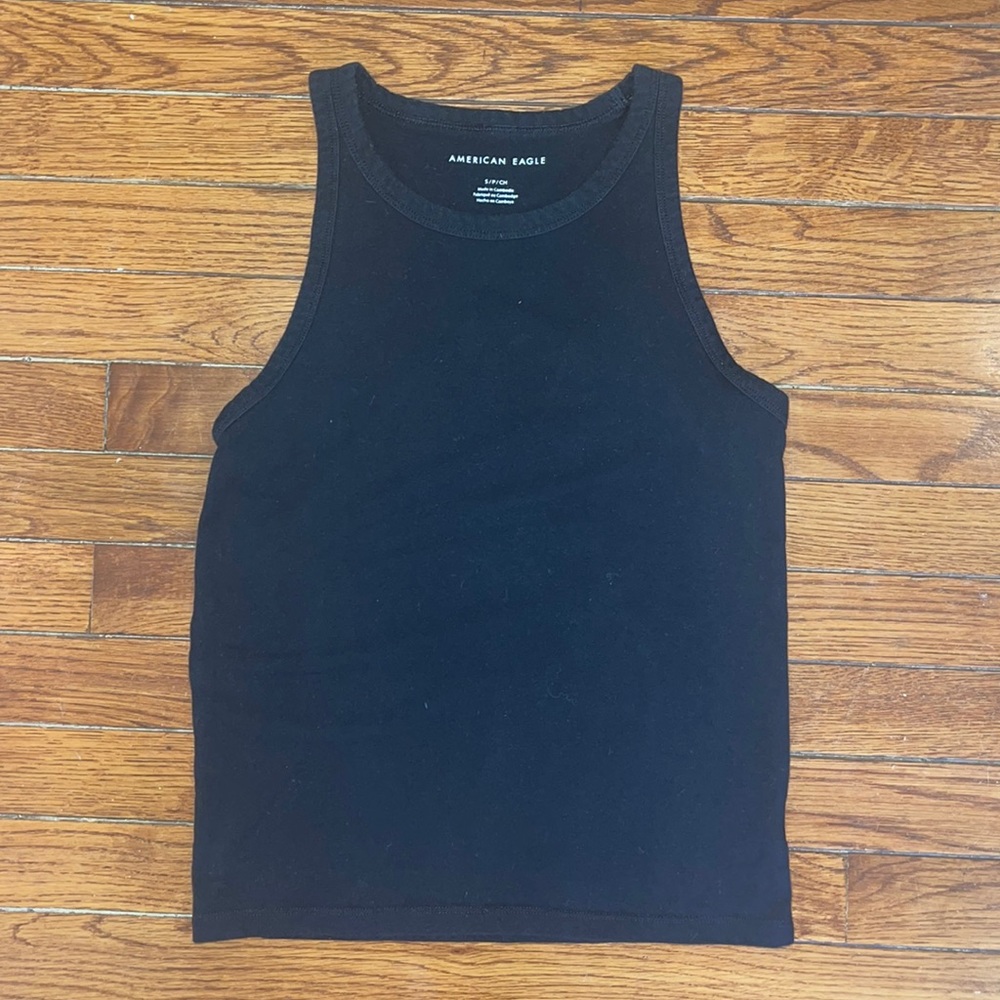 Black American Eagle Tank Top